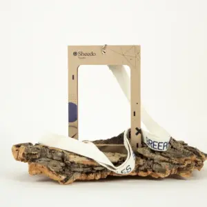 funda acreditación doble apertura con lanyard