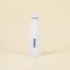 Botella de acero inoxidable 750ml color blanca cerrada