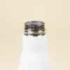 Botella de acero inoxidable 750ml color blanco detalle rosca