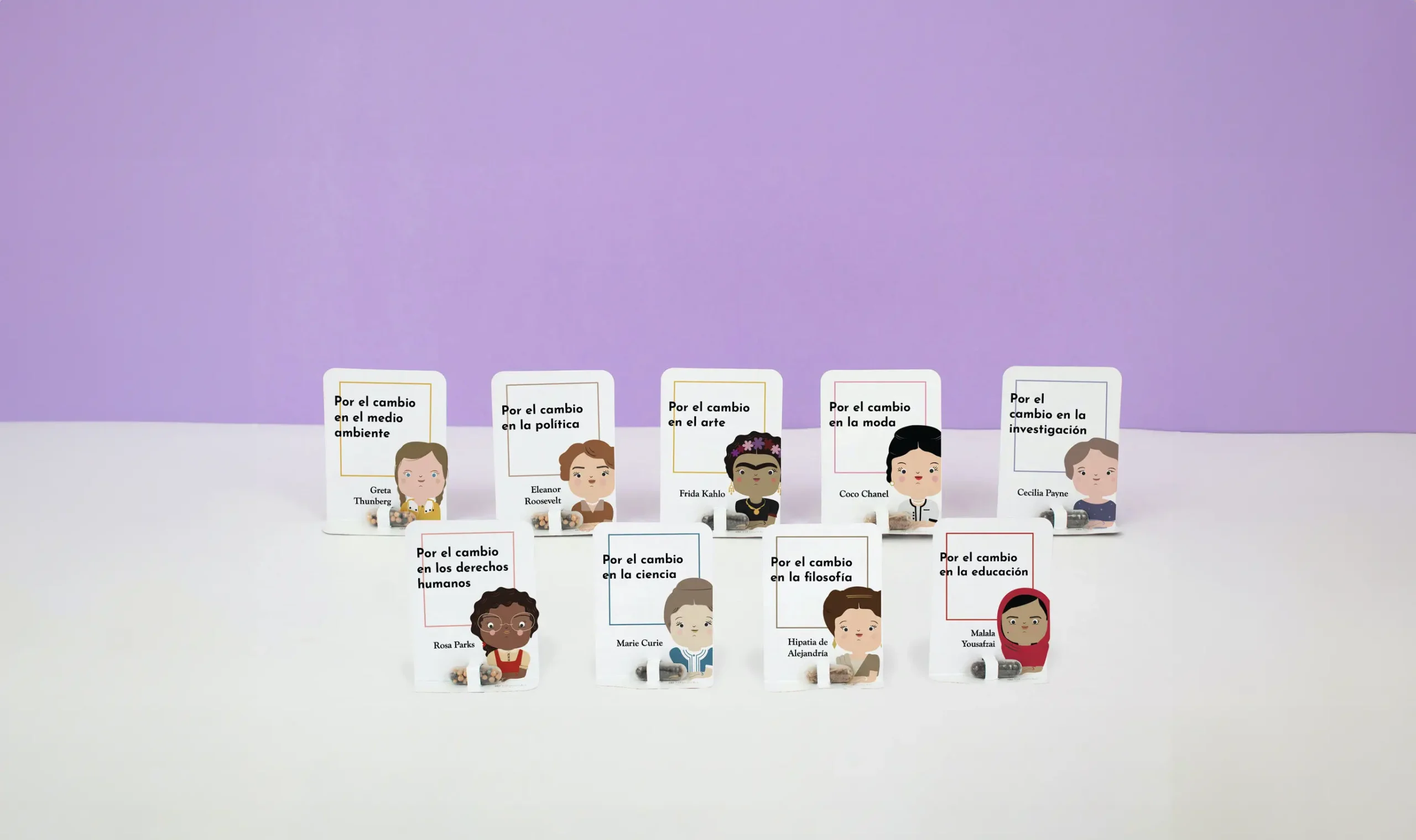 Regalos corporativos  Día de la Mujer capsulas de semillas personalizadas