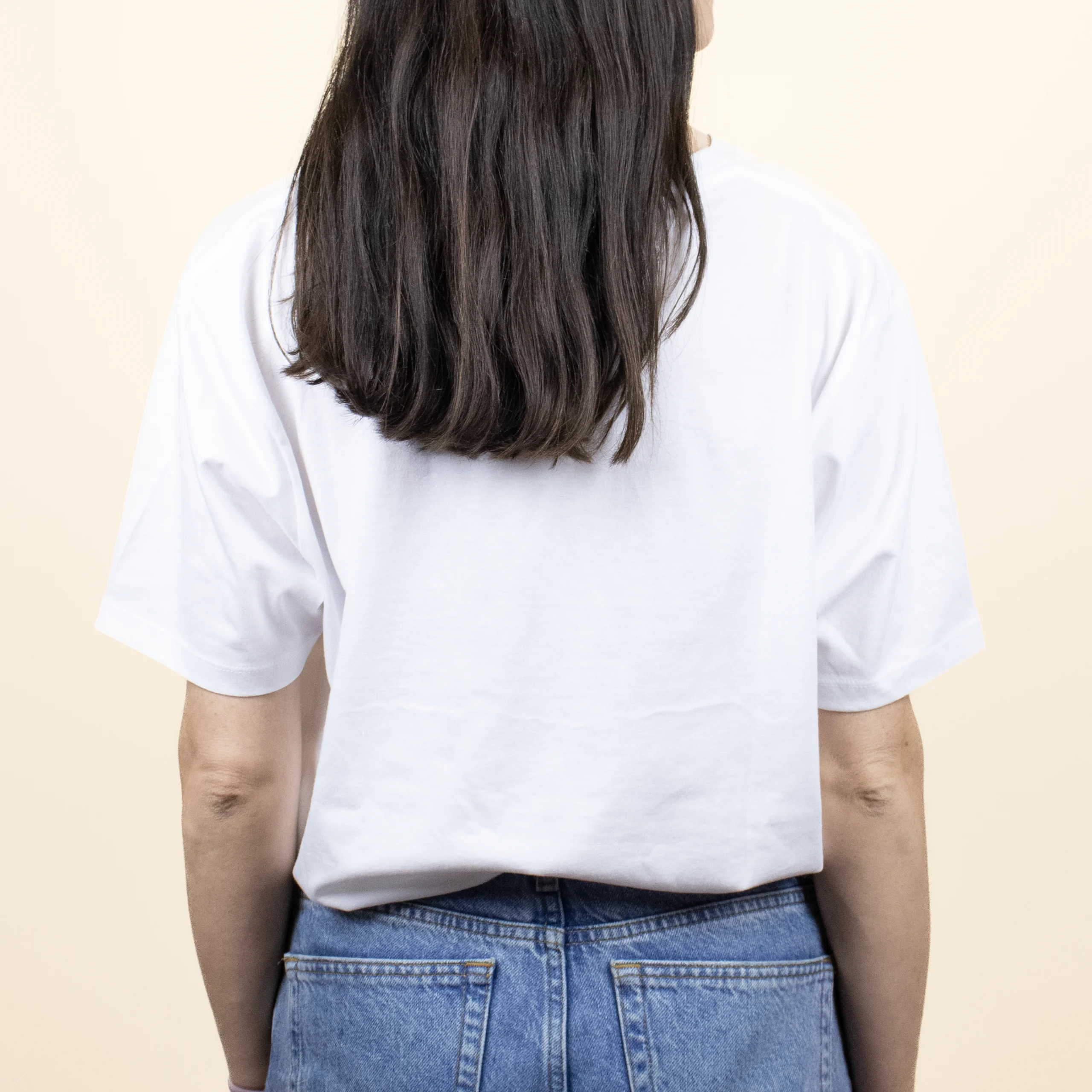 Camiseta Blanca Espalda Chica