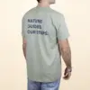 camiseta personalizada verde Espalda Chico