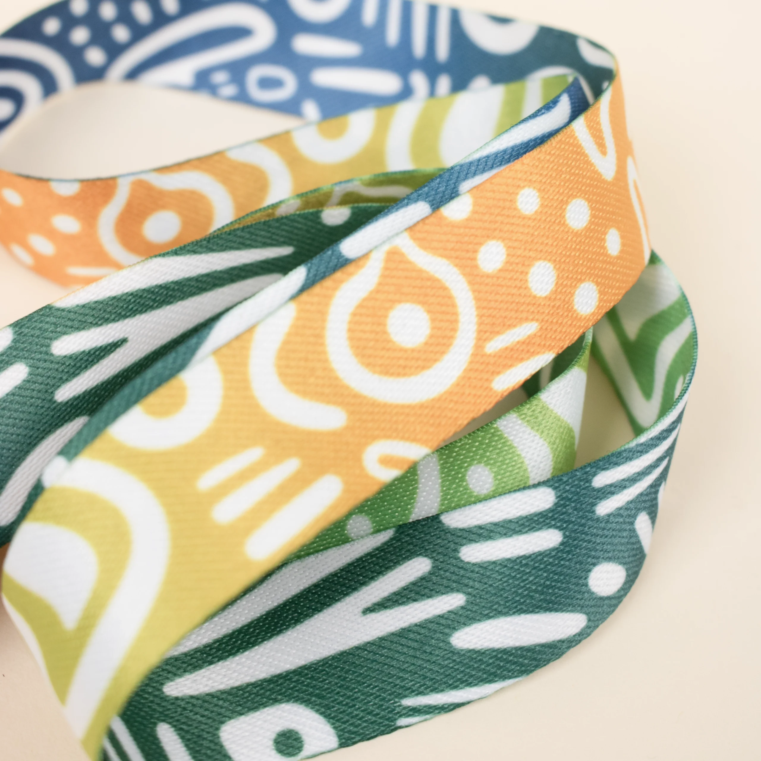 Lanyard personalisé COLLIN 1 Lanyards rpet personalizados estampado colores