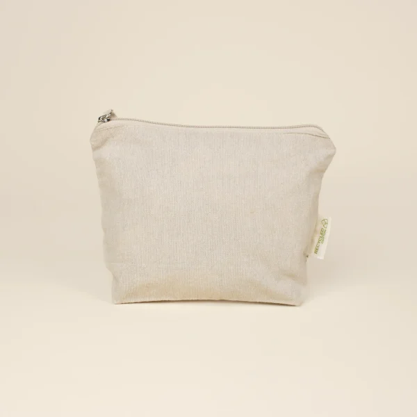 Neceser algodón ecológico fondo beige