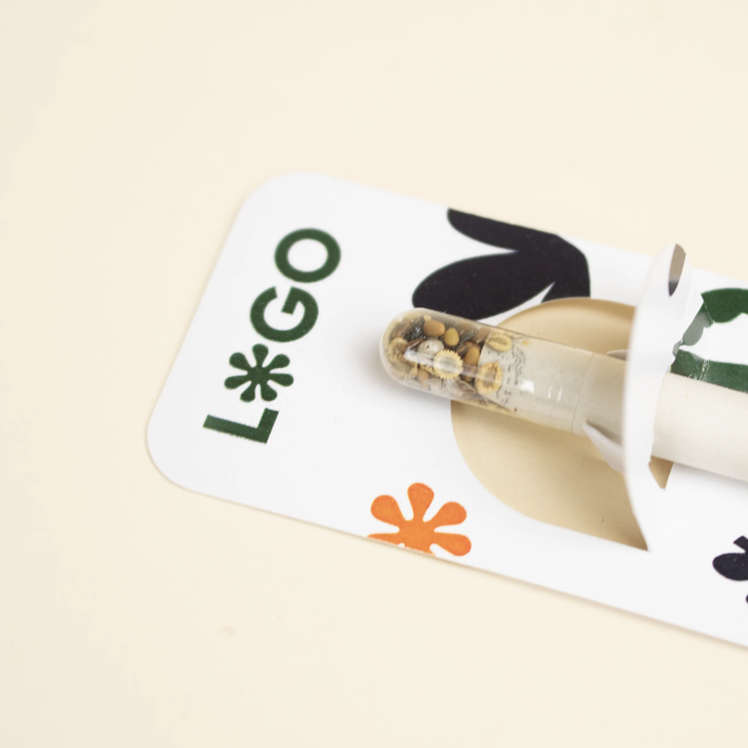 Lapices plantables GRAFT blanco Detalle Lapices plantables con Blister blanco personalizado detalle semillas