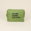 Neceser personalizado verde texto negro