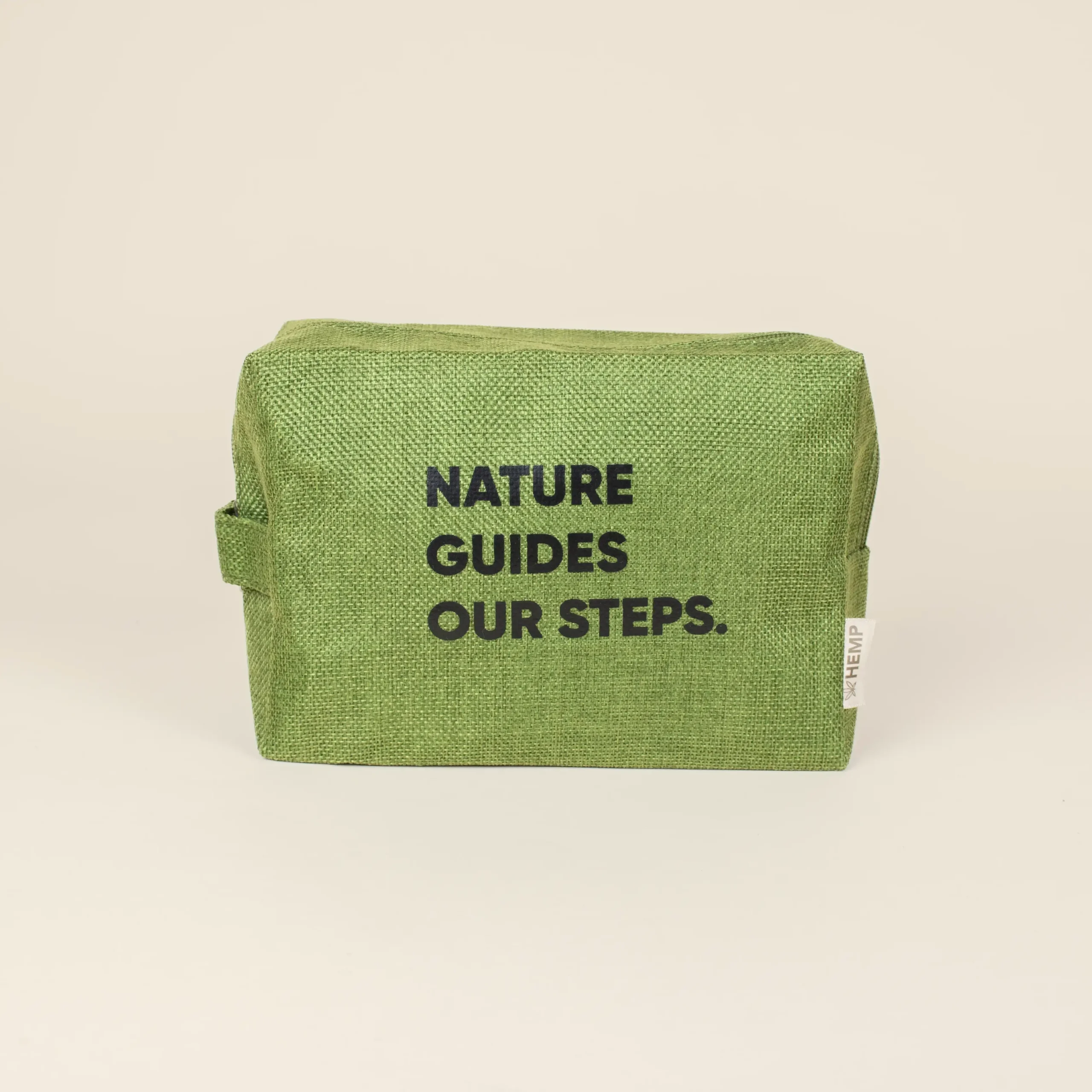 Neceser personalizado verde texto negro