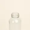 Botella de cristal personalizada sin tapon fondo beige