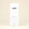 Frontal caja blanca ambientador mikado personalizada fondo beige
