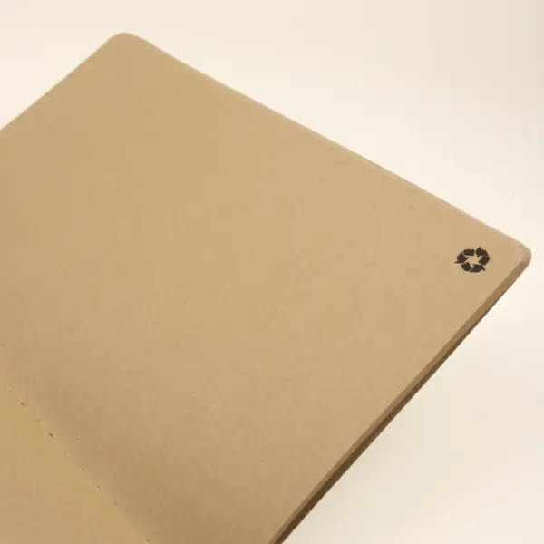 Interior cuaderno reciclado personalizado