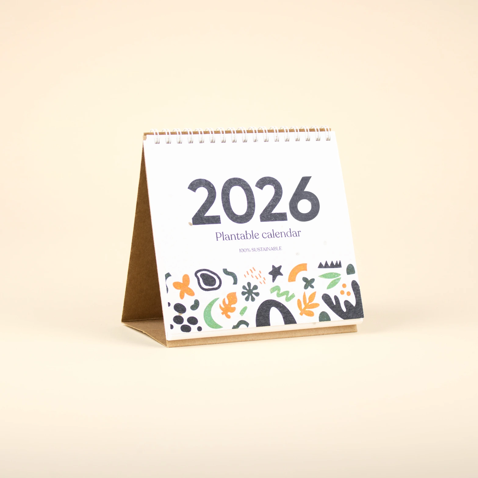 Calendario plantable de mesa portada 2026