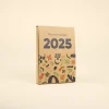 Portada 2025 de un calendario de semillas en estuche kraft personalizado