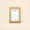 Calendario de semillas en estuche kraft personalizado