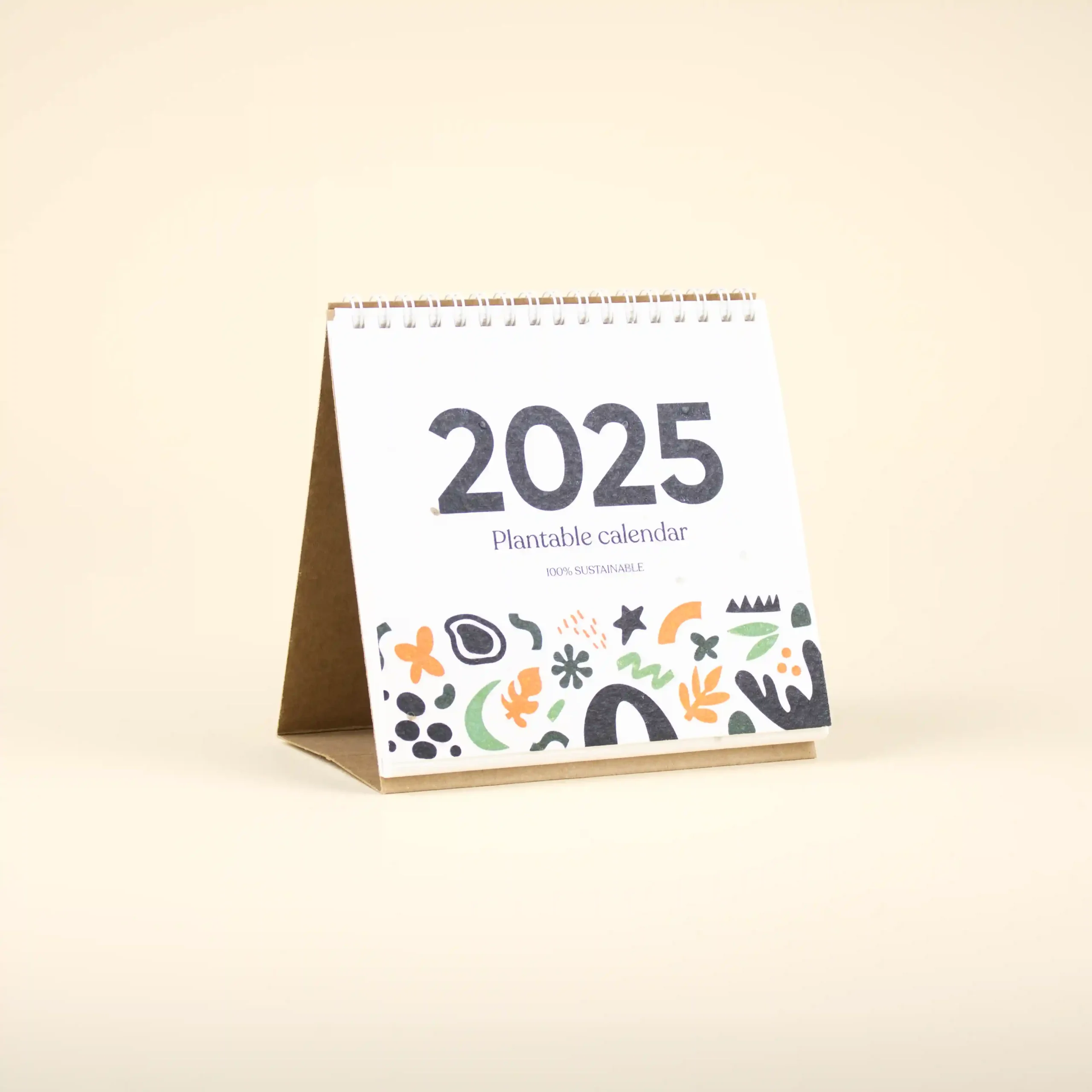 Calendario plantable de mesa portada 2025