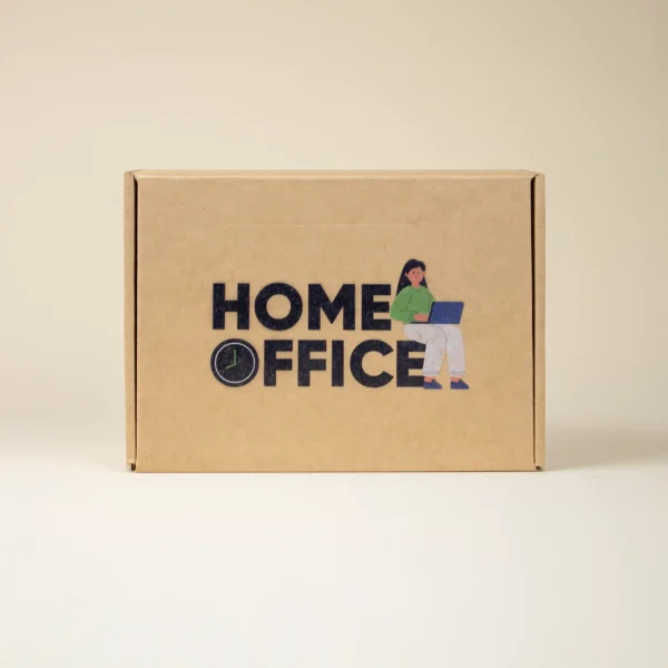 Caja de cartón personalizada para welcome pack de empresa