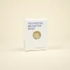 Jabón ecológico con packaging blanco personalizado