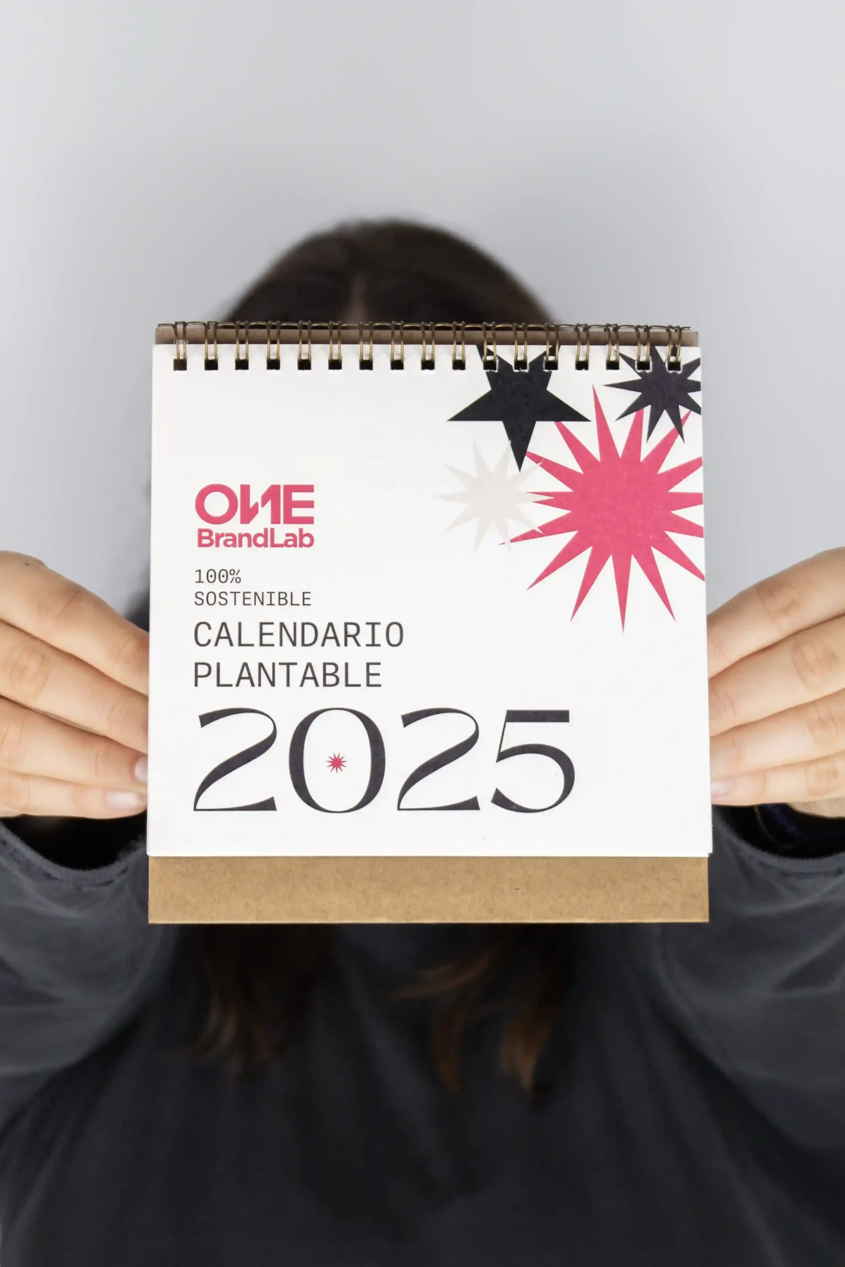 Calendario plantable 2025 personalizado para la agencia One Brand Lab 