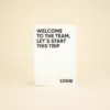 Cuaderno plantable blanco personalizado