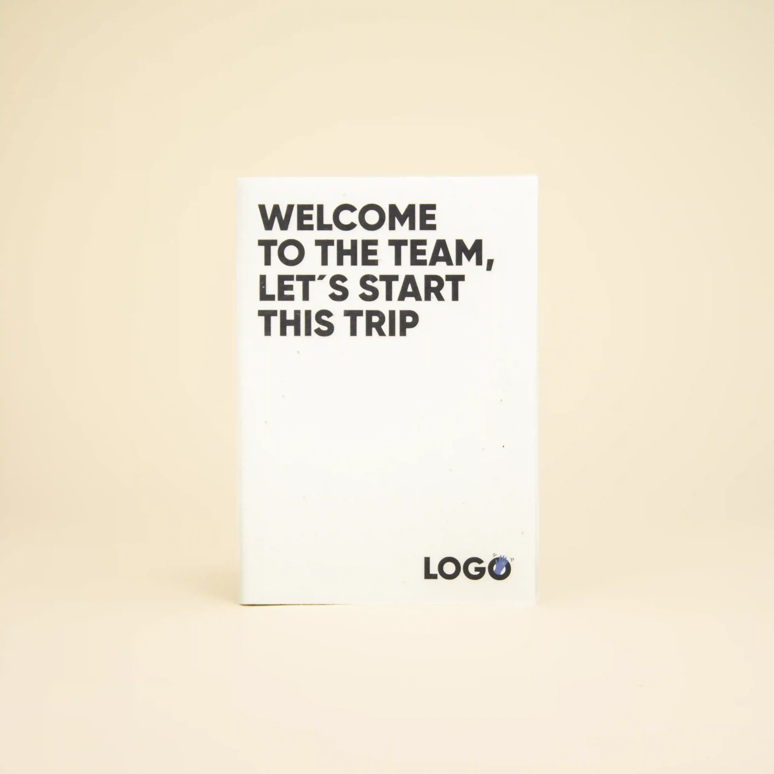 Pack 'Welcome to the team': SHON Cuaderno plantable blanco personalizado