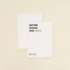 Cuaderno plantable blanco personalizado, delantera y trasera