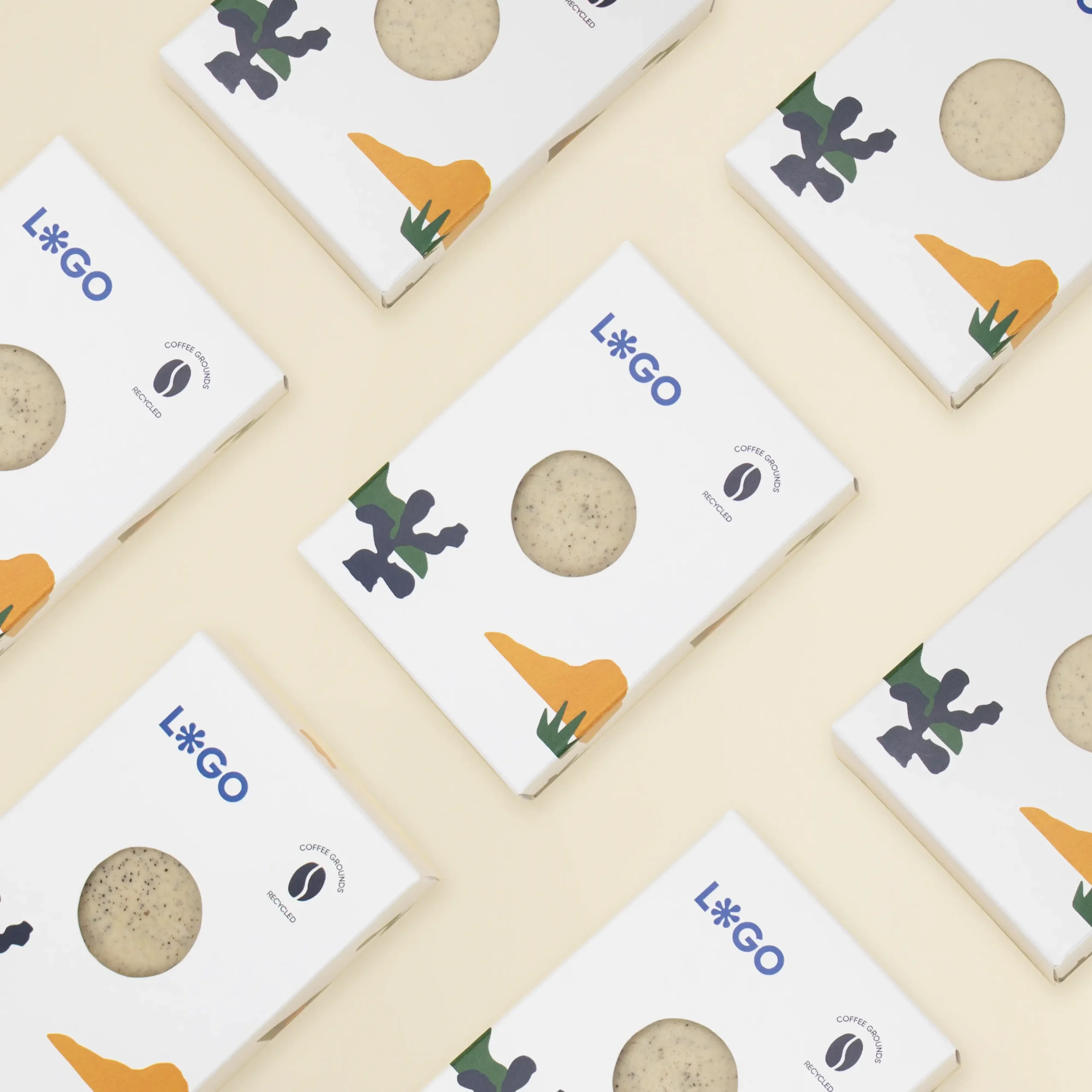 Jabón artesanal personalizado MILO BLANCO jabones artesanales dentro de cajas blancas personalizadas
