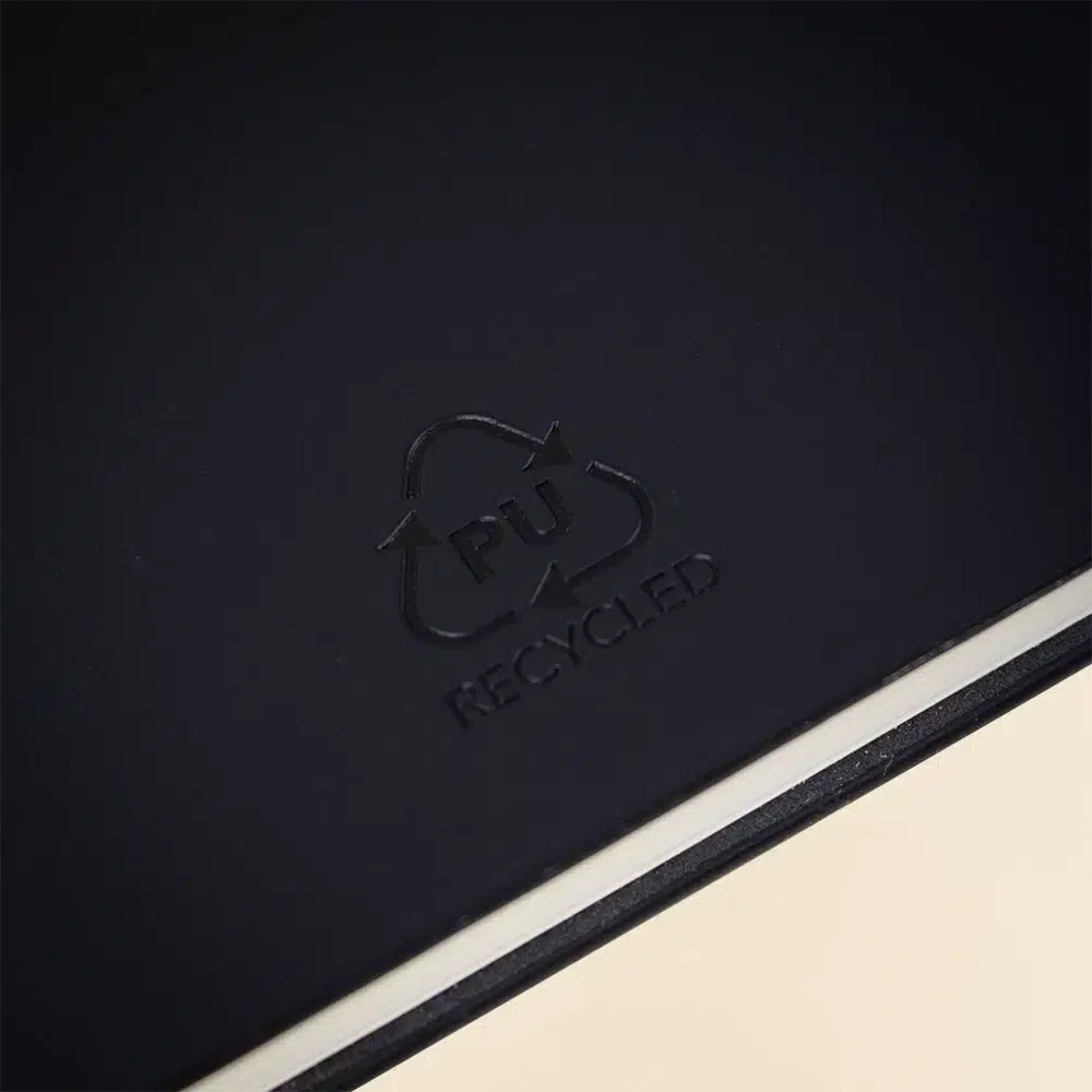 Cuaderno ecológico personalizado TREZO Cuaderno ecológico personalizado negro