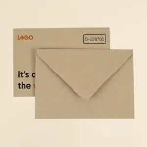 2 sobres kraft personalizados en formato C5