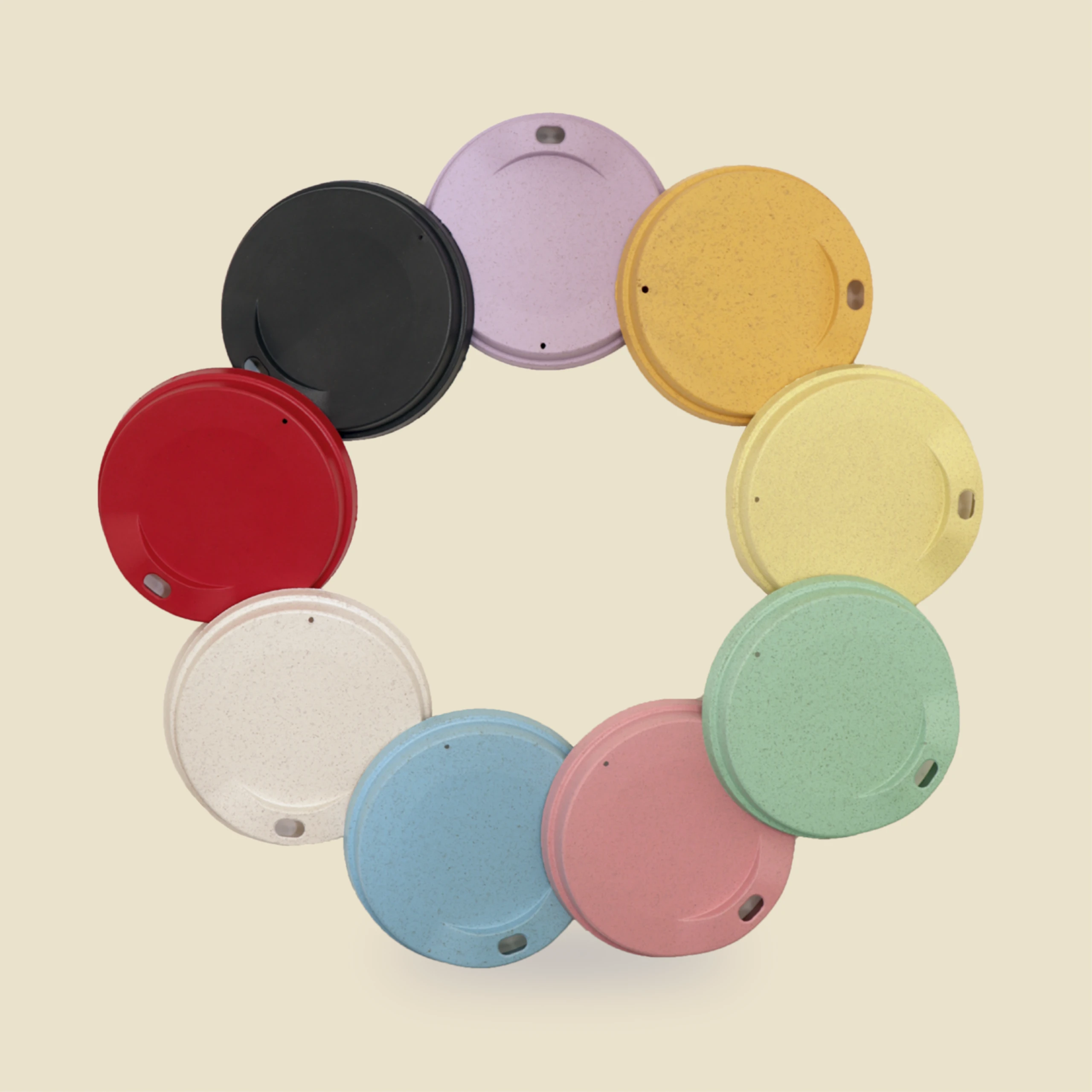 Vaso take away RIZO PLUS 9 tapas vasos take away de diferentes colores