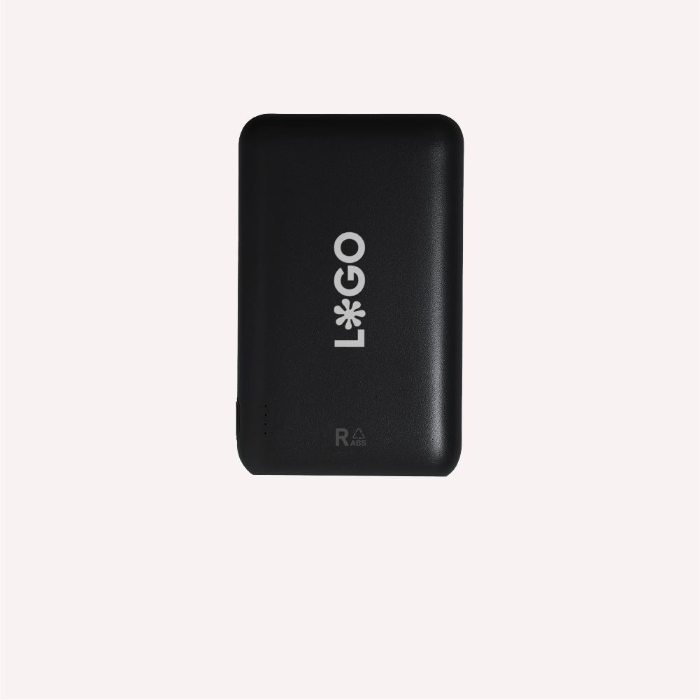 Black power bank icon
